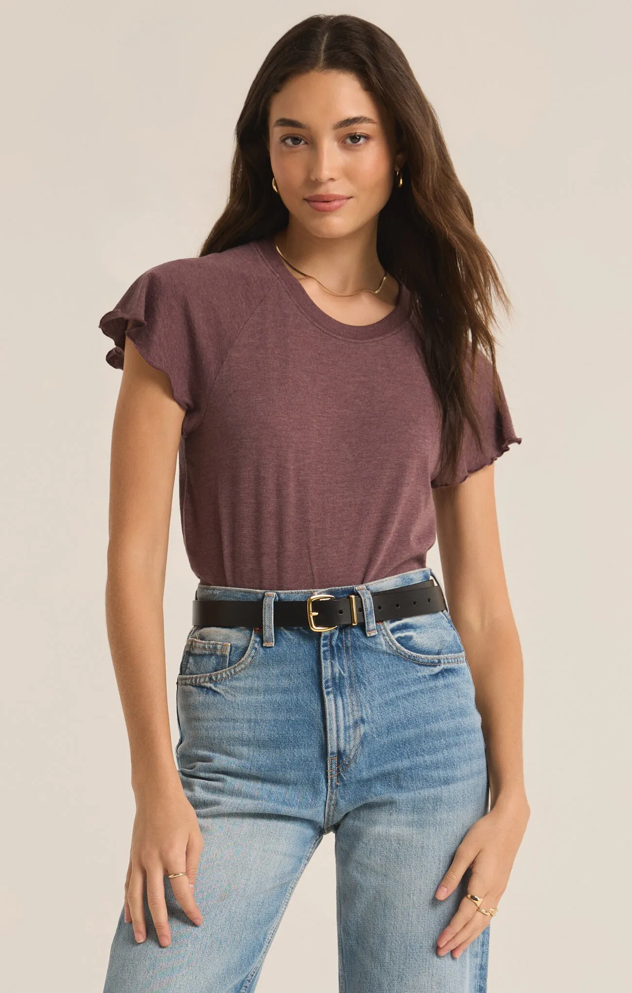 ABBY FLUTTER TEE