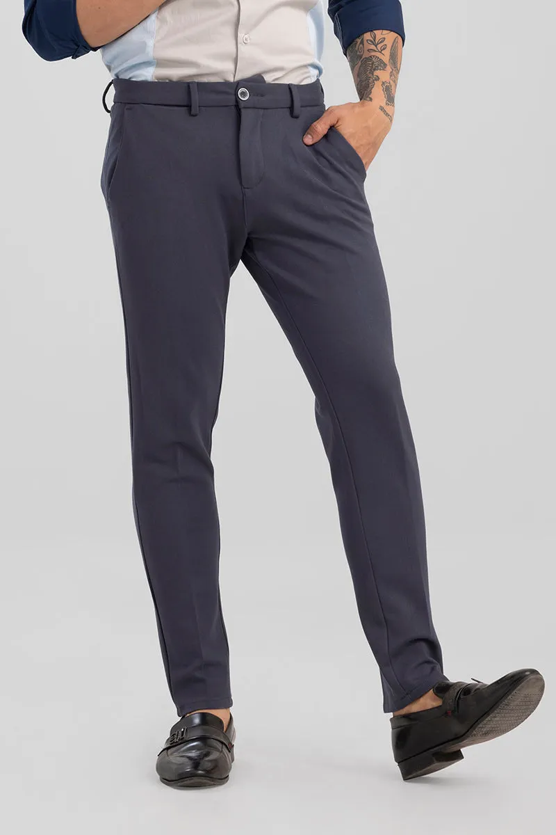 Active Plum Grey Stretch Pants