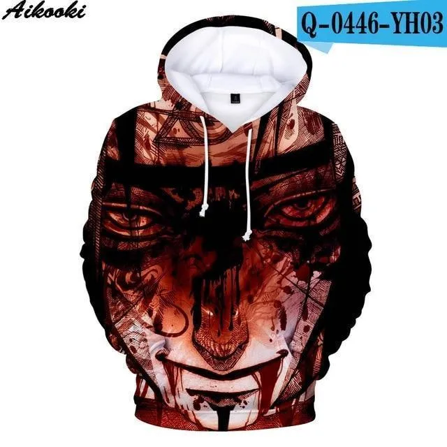 Aikooki Hot Anime Naruto Hoodies Men Women Winter pullovers 3D Hooded