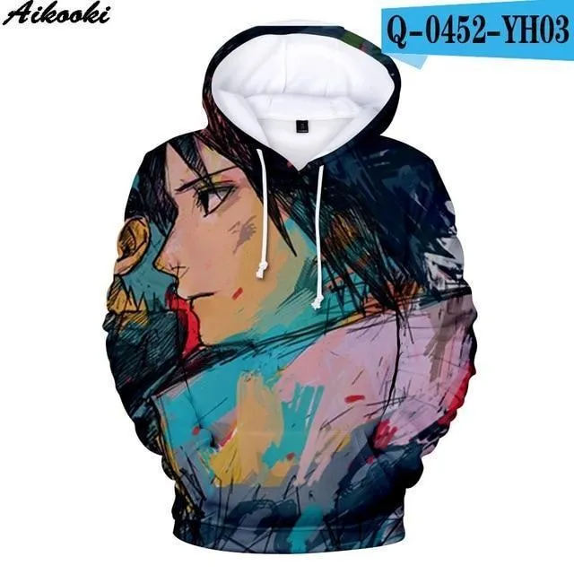 Aikooki Hot Anime Naruto Hoodies Men Women Winter pullovers 3D Hooded