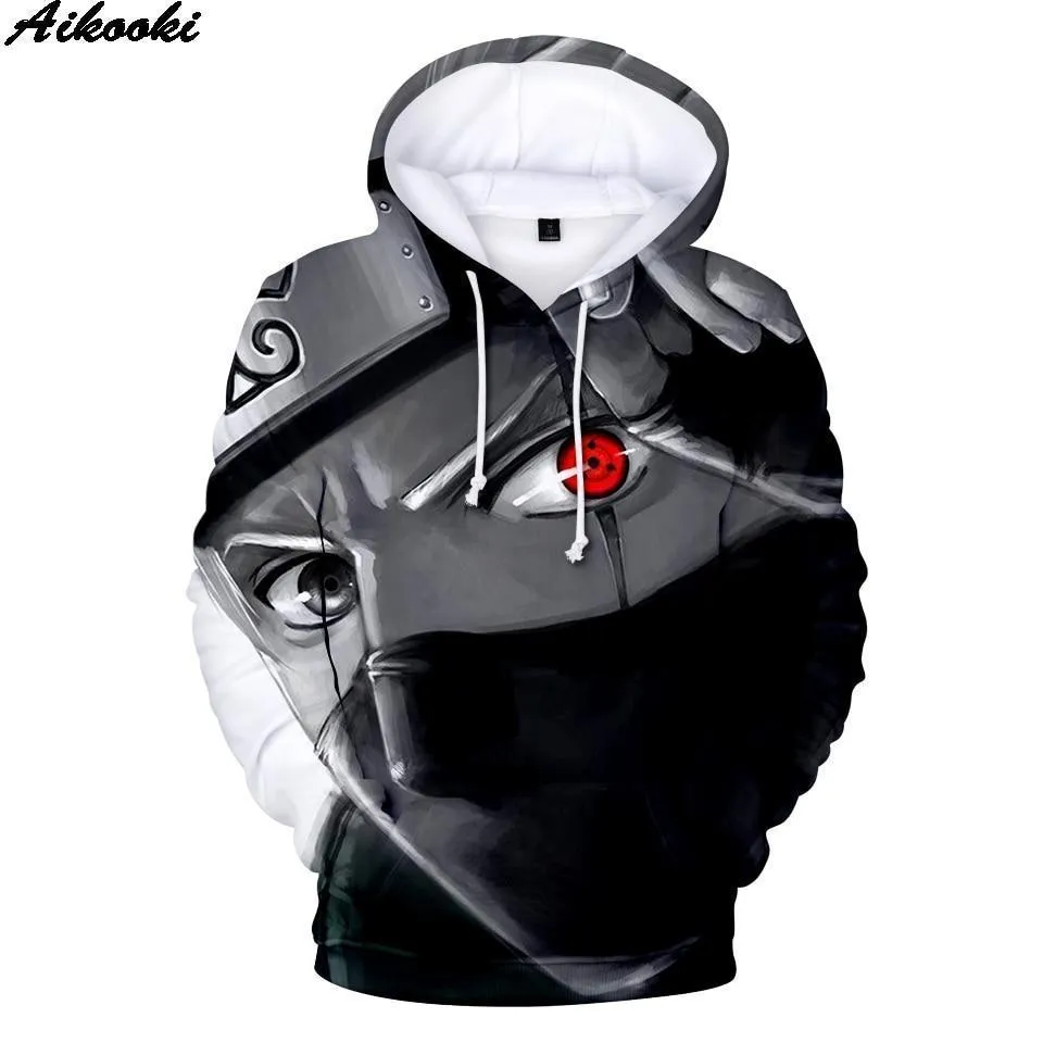 Aikooki Hot Anime Naruto Hoodies Men Women Winter pullovers 3D Hooded