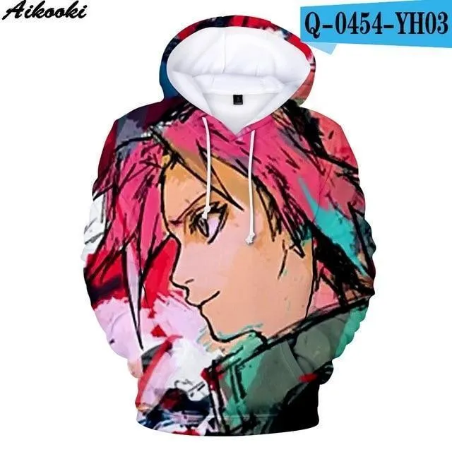 Aikooki Hot Anime Naruto Hoodies Men Women Winter pullovers 3D Hooded