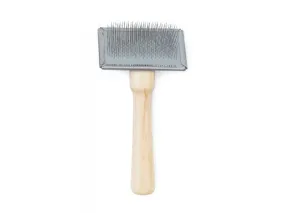 Ancol Heritage Wooden Handle Soft Slicker Brush