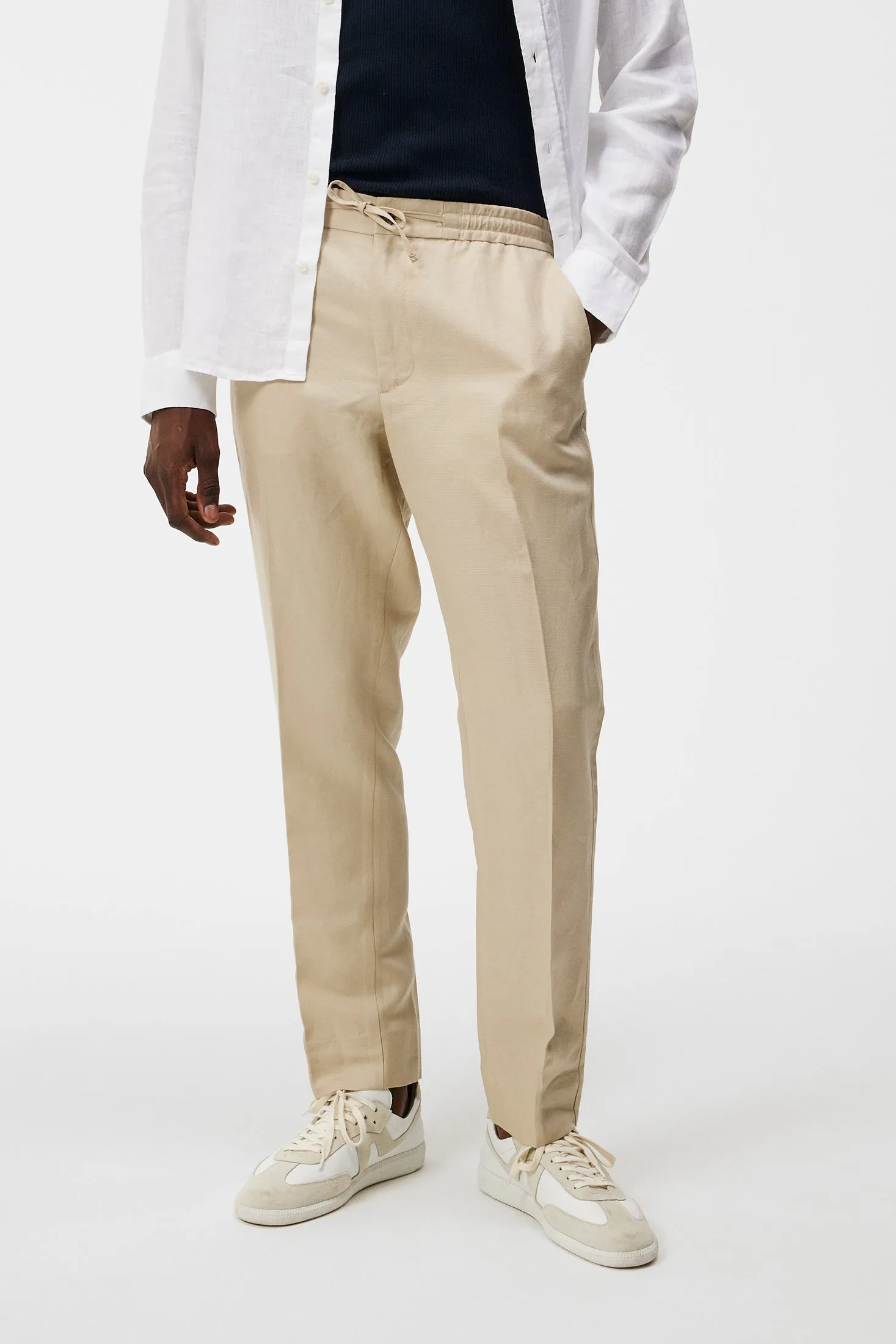 Baron Tencel Linen Pants / Safari Beige