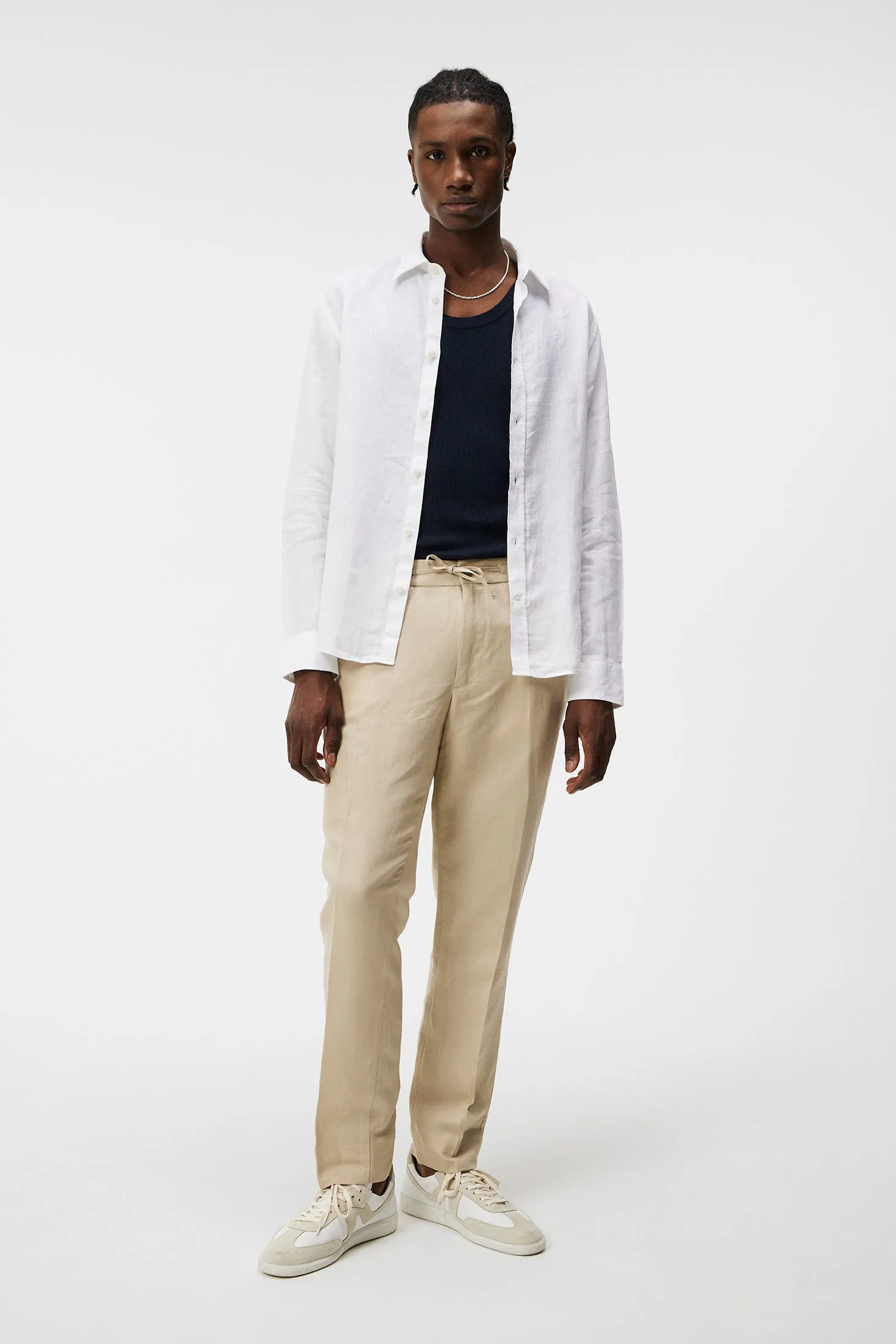 Baron Tencel Linen Pants / Safari Beige