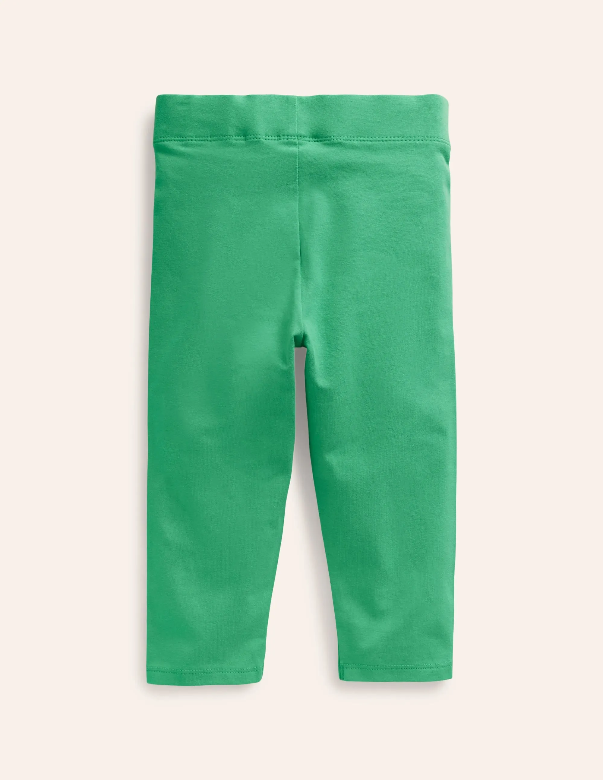 Cropped Leggings-Pea Green