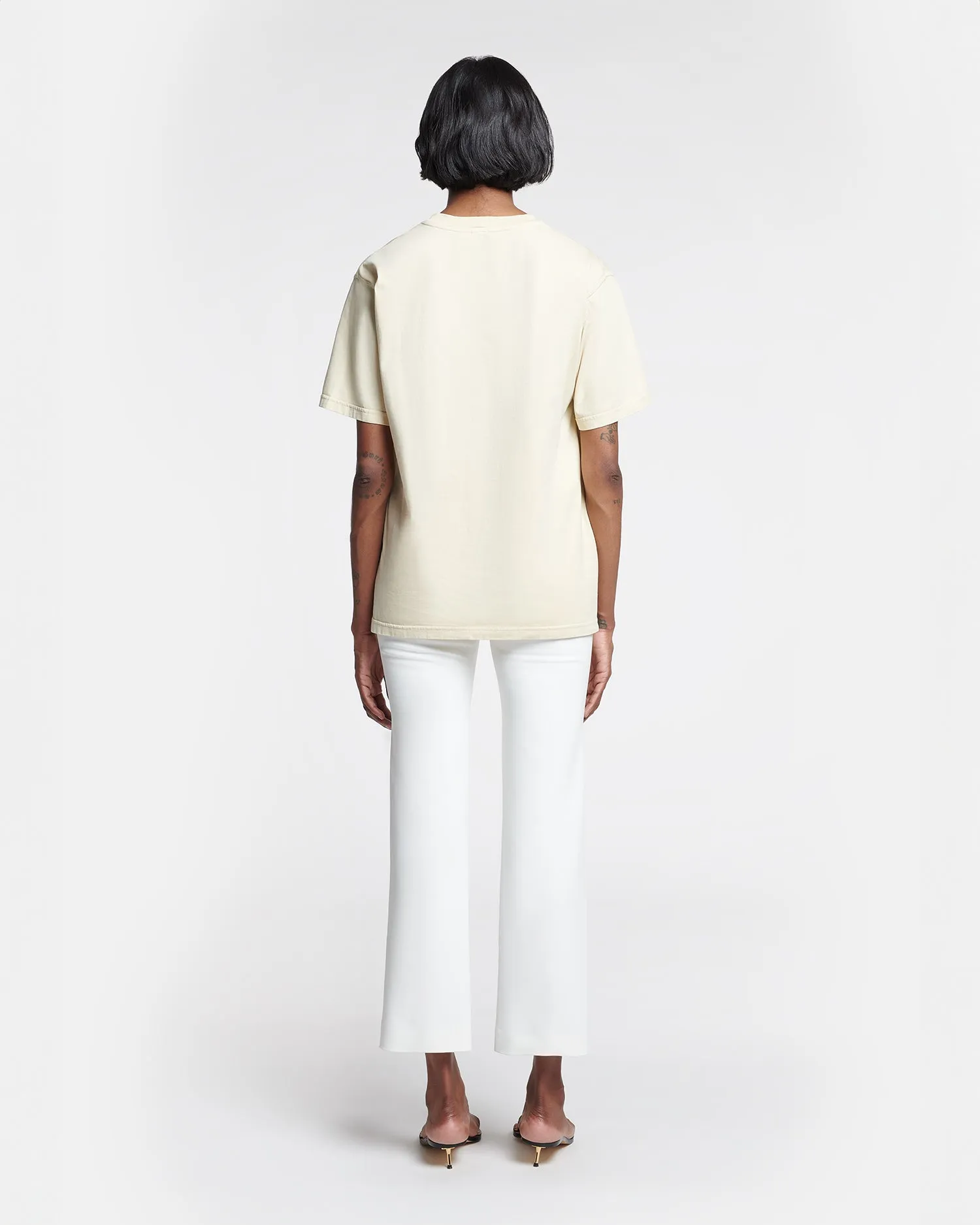 Erinna - Tailored Slim-Leg Trousers - Off White