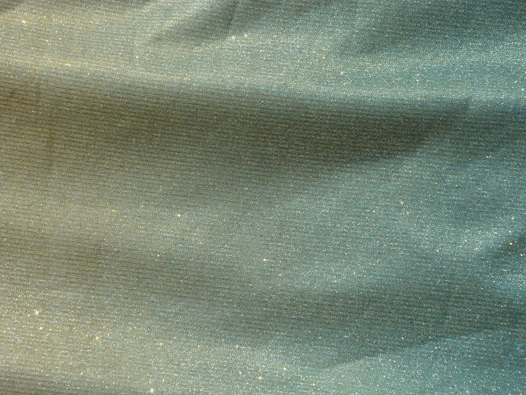 Golden & White Dual Shade Plain Shimmer Bonding Fabric