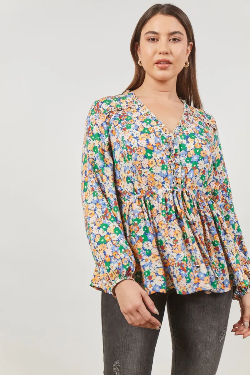 Isle Of Mine - Euphoria Tie Top - Meadow Bloom