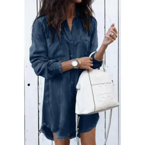 Ivyshape | Chic Fashionable Denim Dress for Women