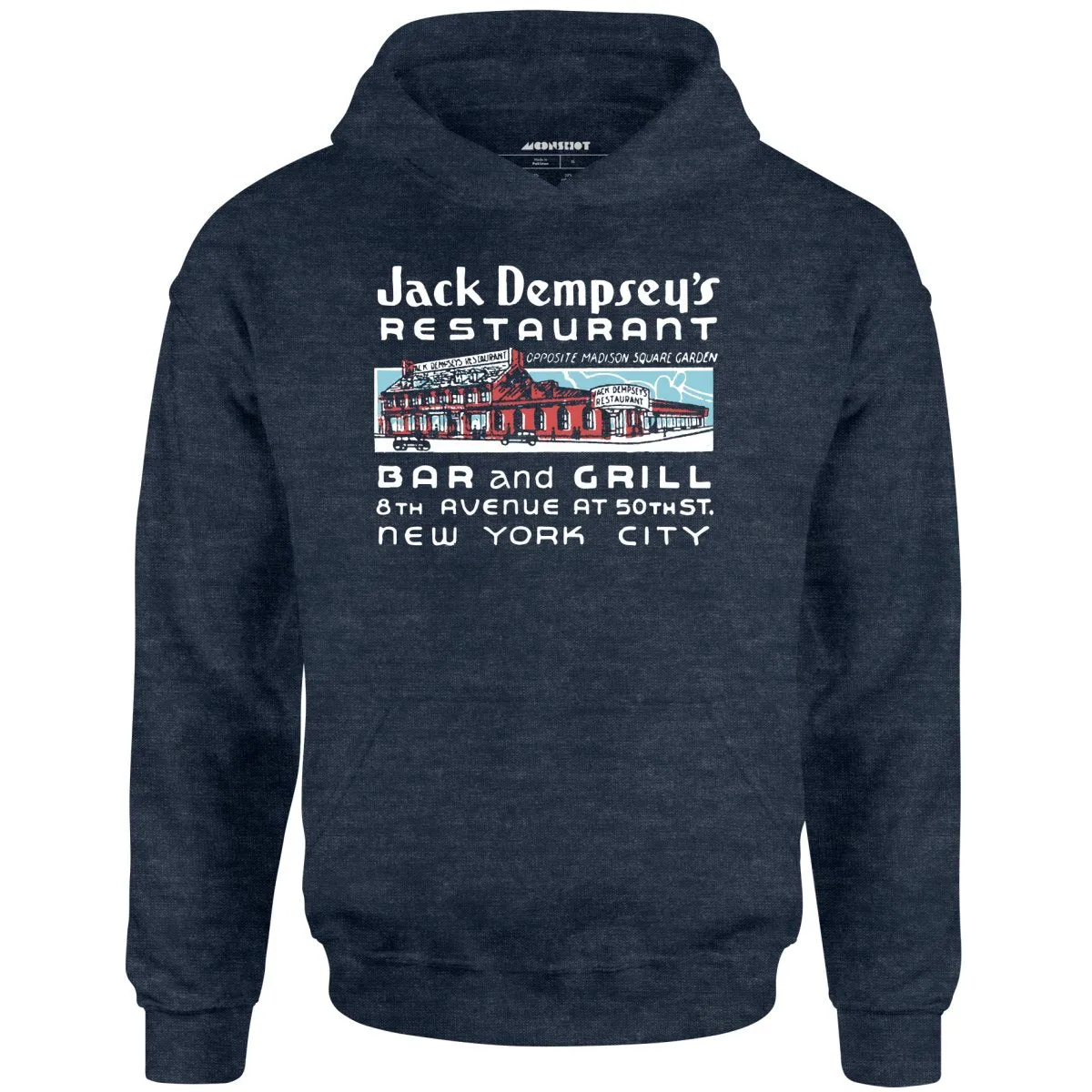 Jack Dempsey's v2 - Manhattan, NY - Vintage Restaurant - Unisex Hoodie