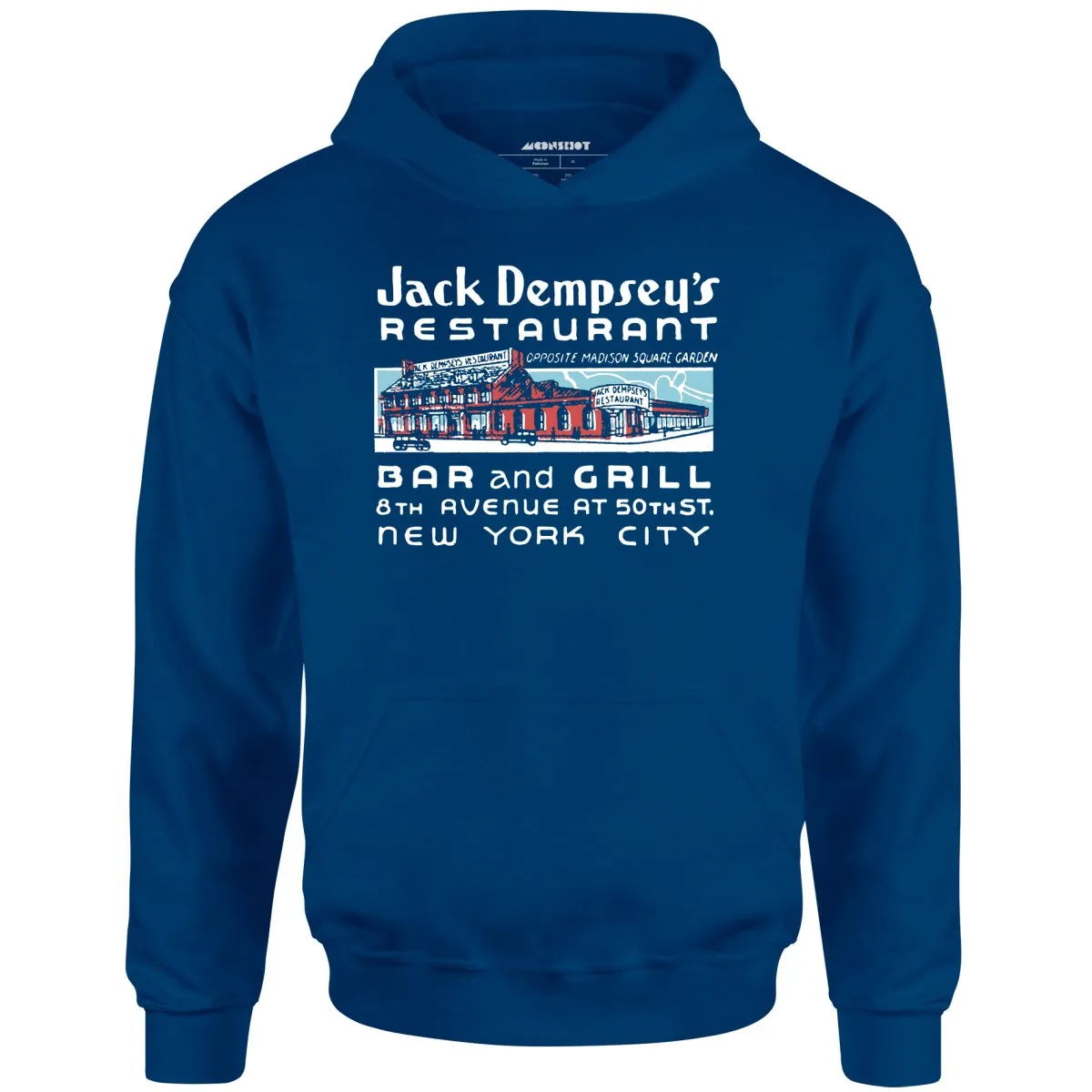 Jack Dempsey's v2 - Manhattan, NY - Vintage Restaurant - Unisex Hoodie