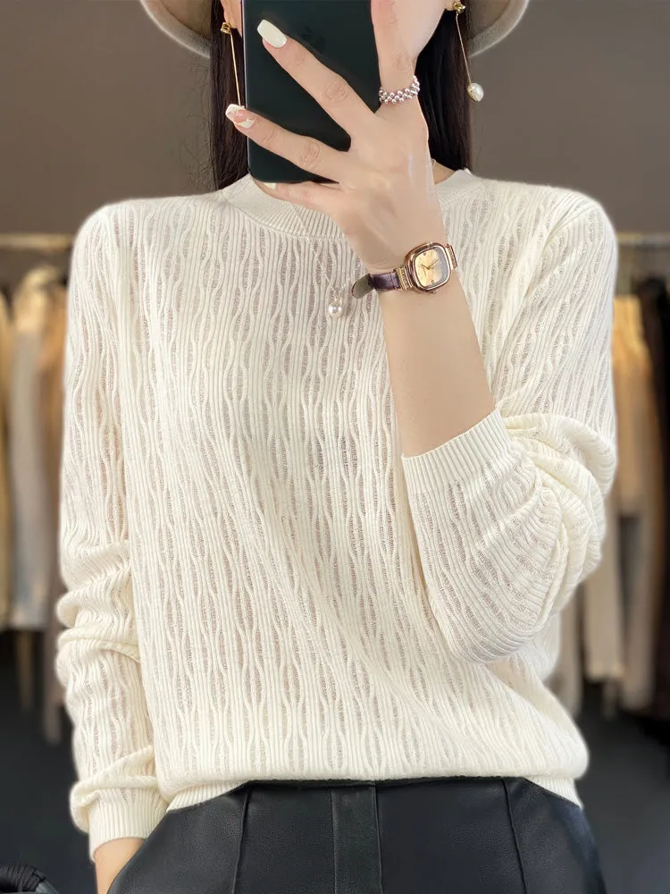 Judy Woman O Neck Knit T-Shirt