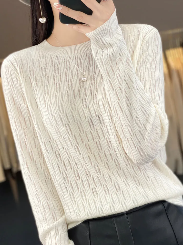 Judy Woman O Neck Knit T-Shirt