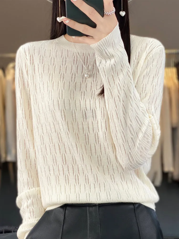 Judy Woman O Neck Knit T-Shirt