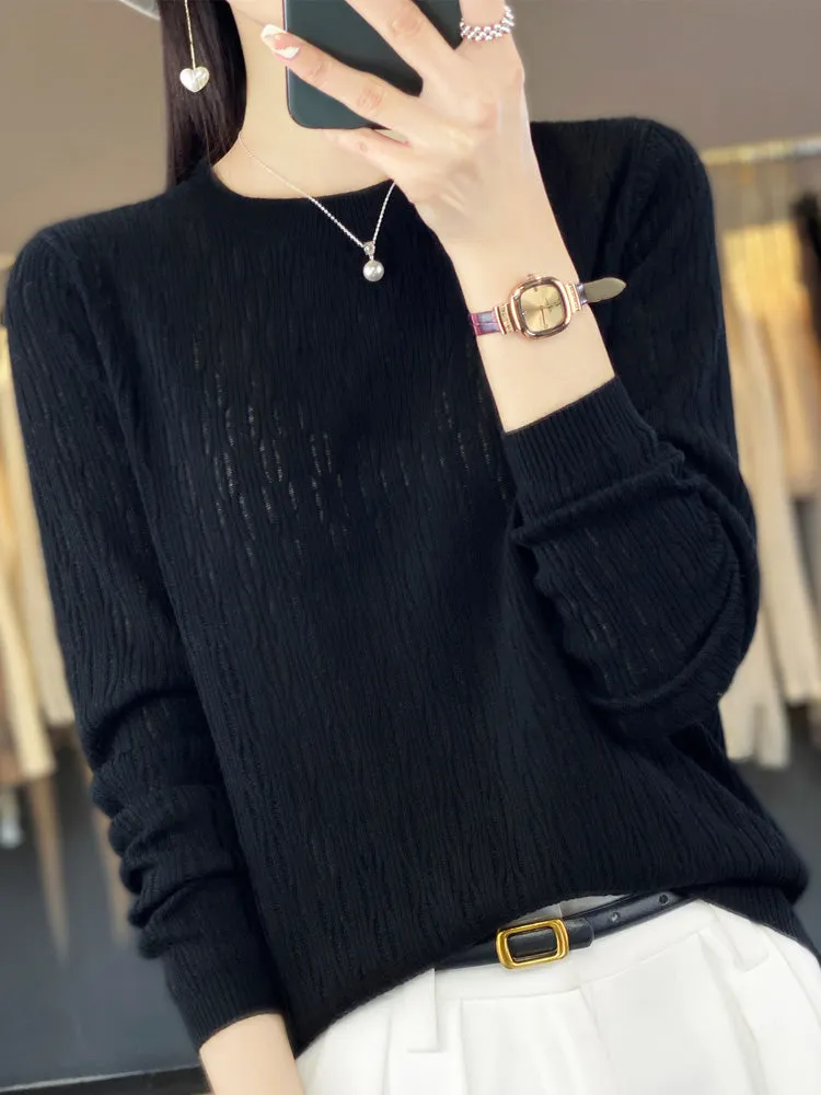 Judy Woman O Neck Knit T-Shirt