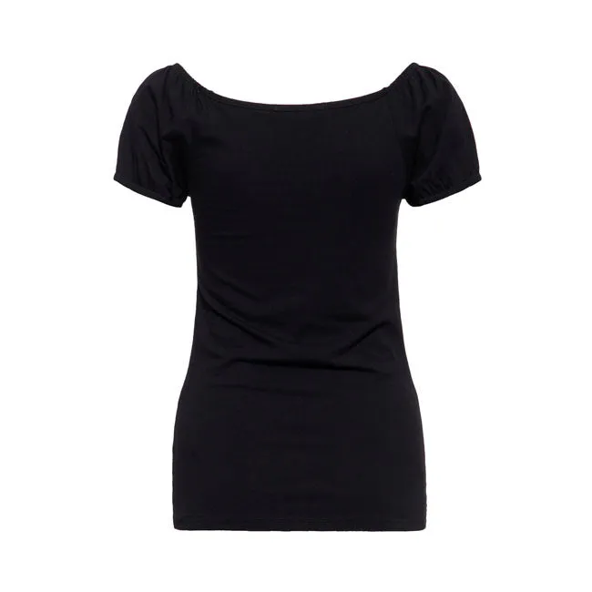 King Kerosin Queen Kerosin Melon Ladies Top Black