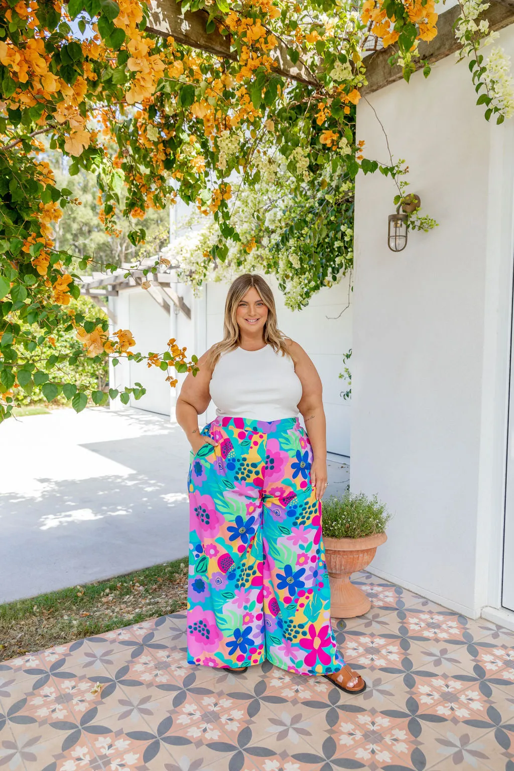 Larsa Pants in Spring Fling by Kasey Rainbow