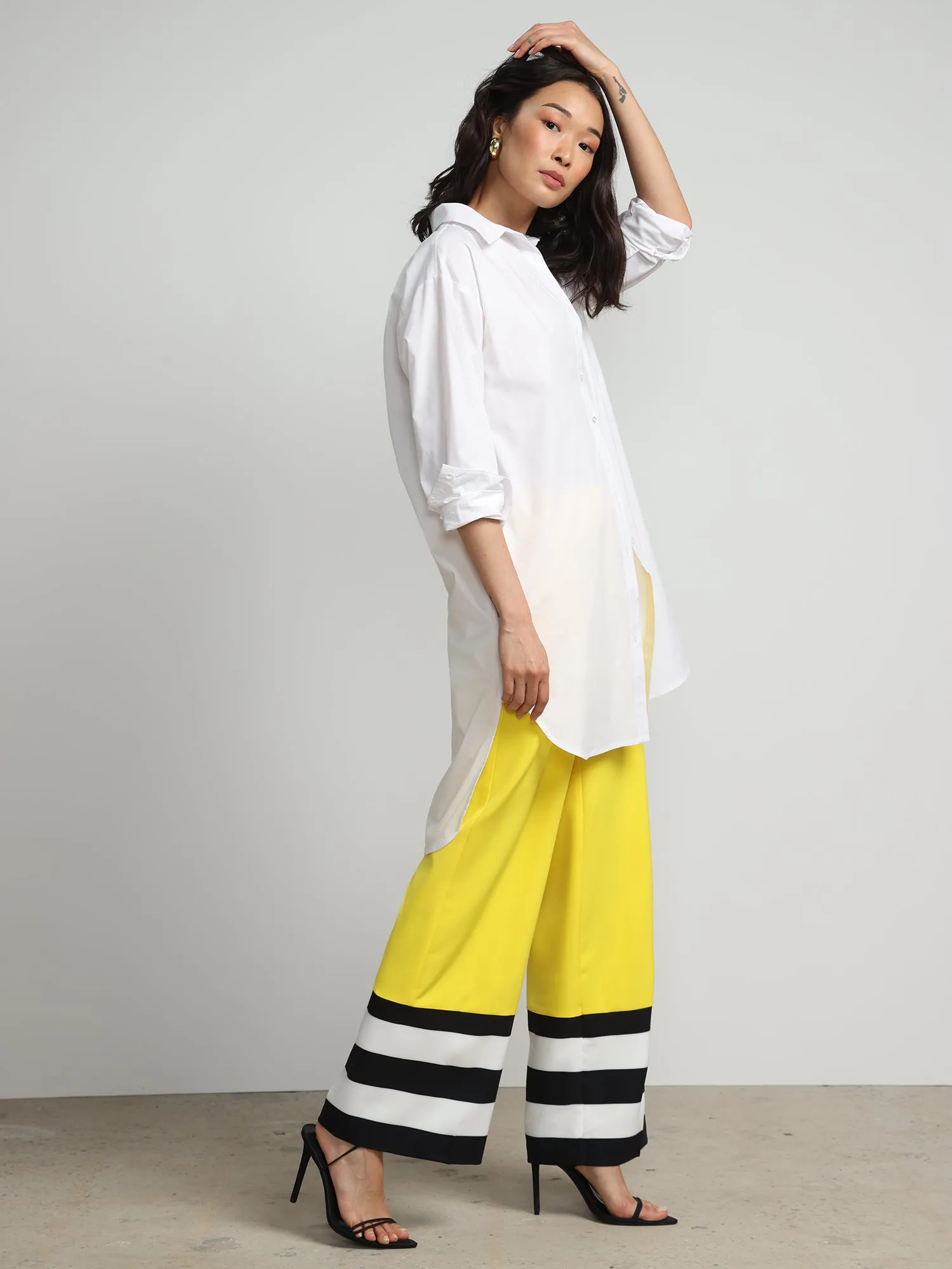 Maxi Oversized Boyfriend Poplin Shirt