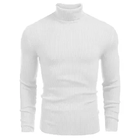 Men's Slim-Fit Turtleneck Long-Sleeved Sweater