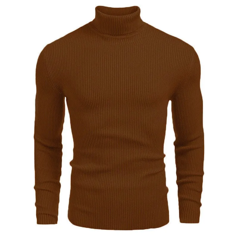 Men's Slim-Fit Turtleneck Long-Sleeved Sweater