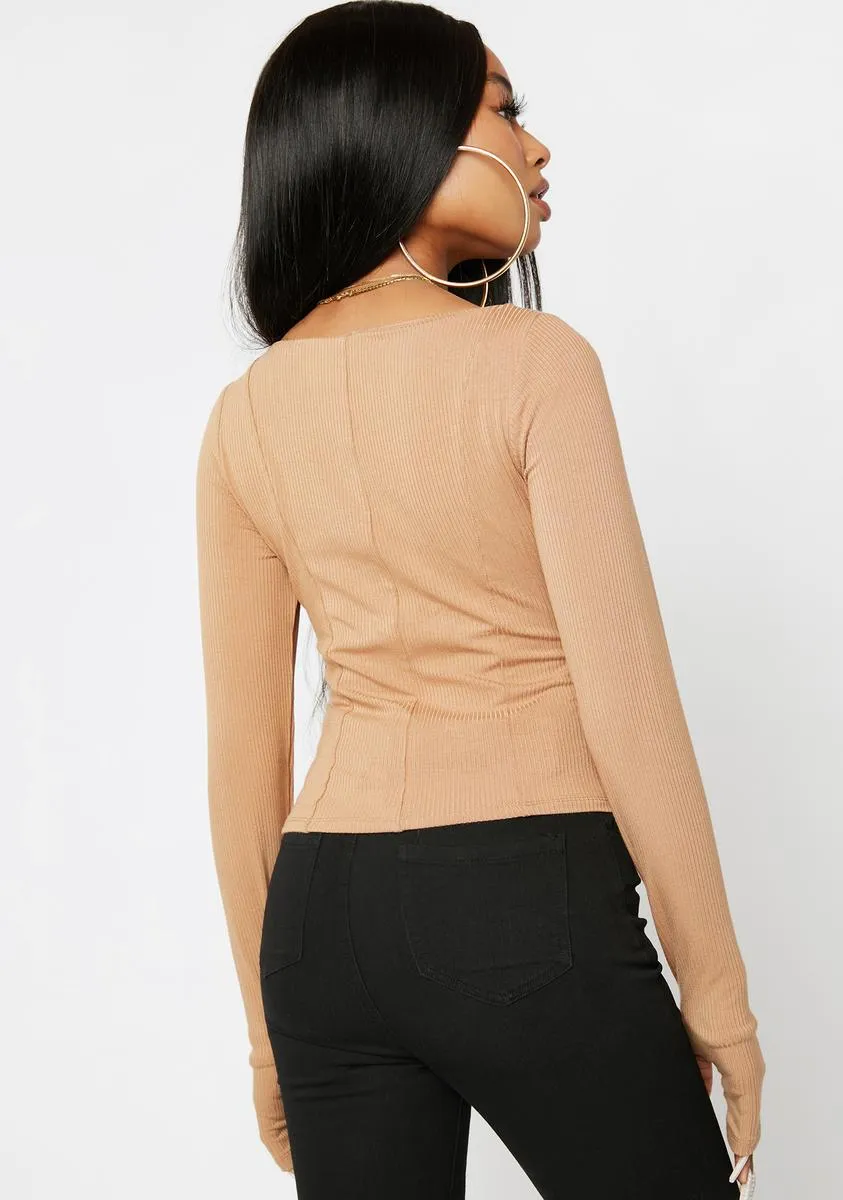 Mocha Jour Top