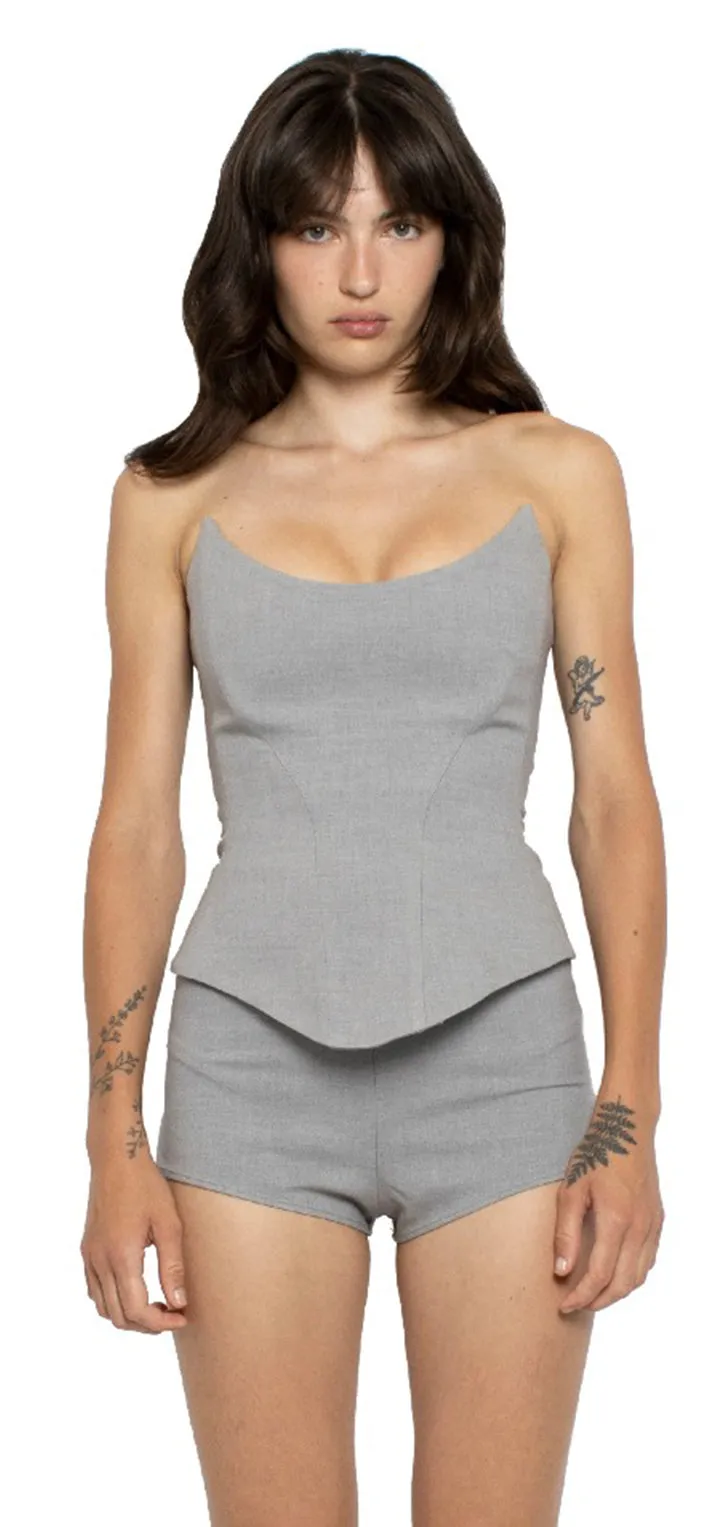 Nemesis Corset - Grey