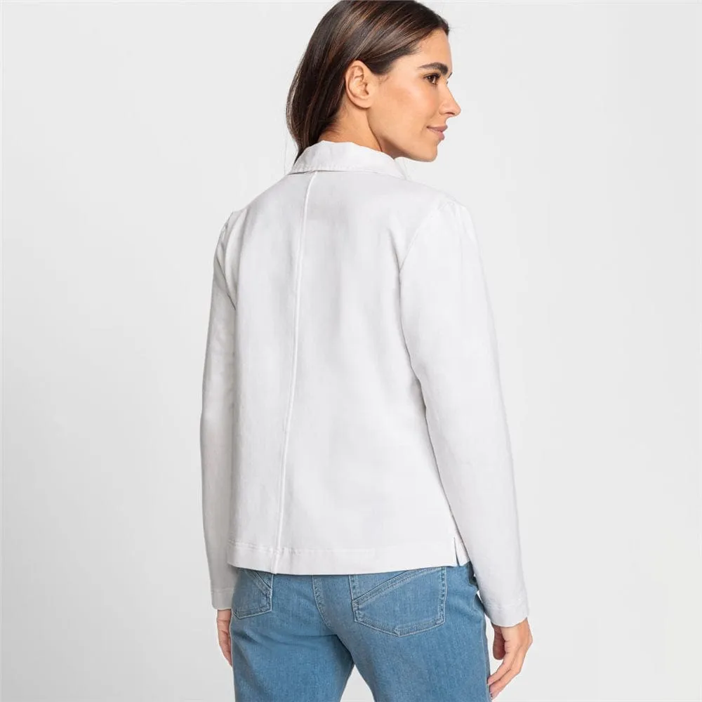 Olsen Jacket With Long Sleeves White