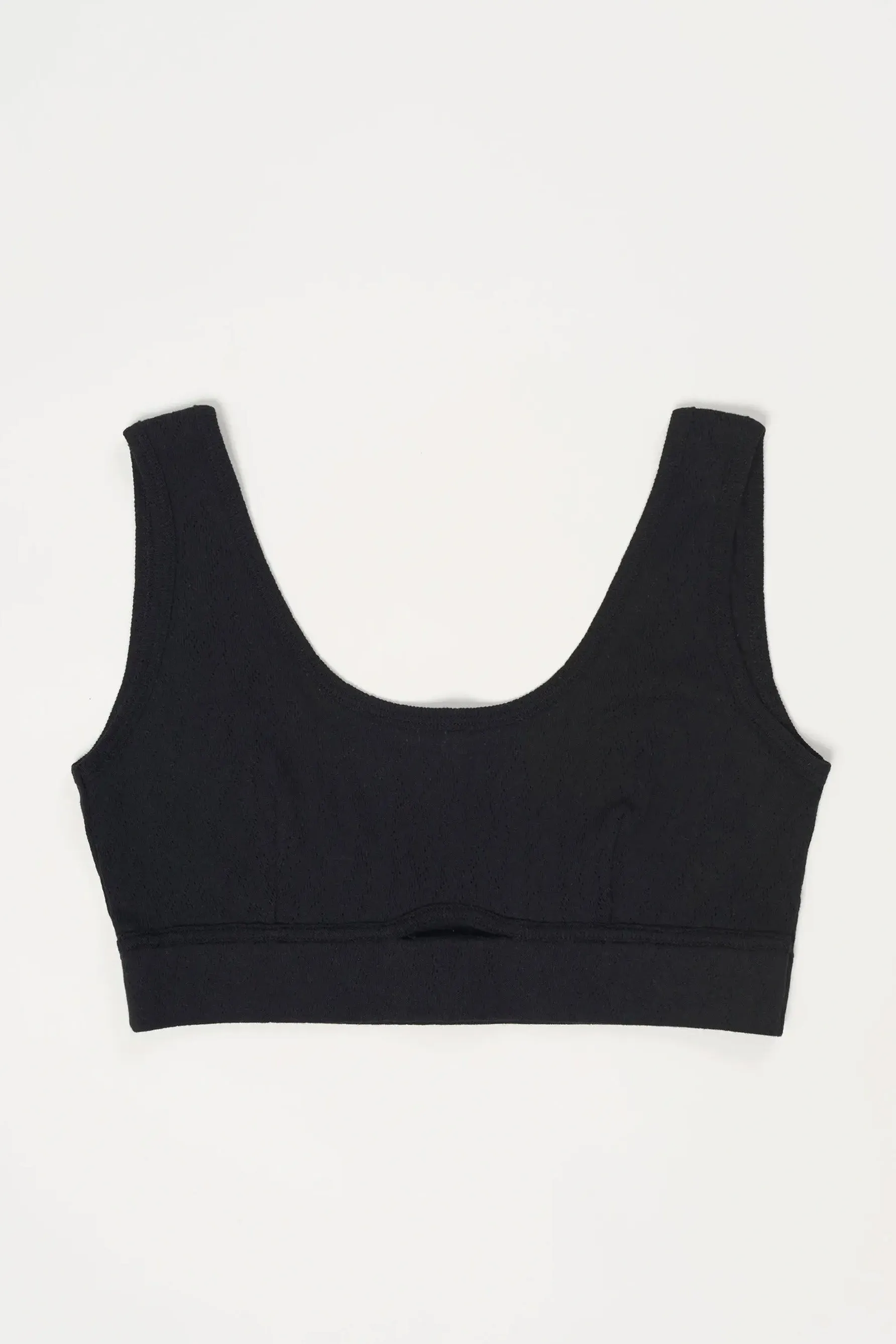 Pointelle Sporty Bra Top