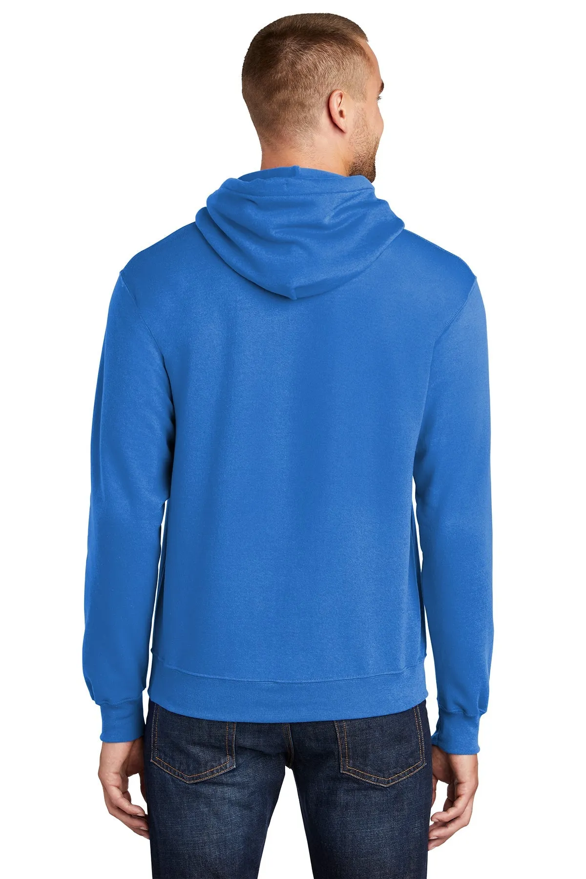 Port & Company Core Fleece Branded Hoodies, Royal