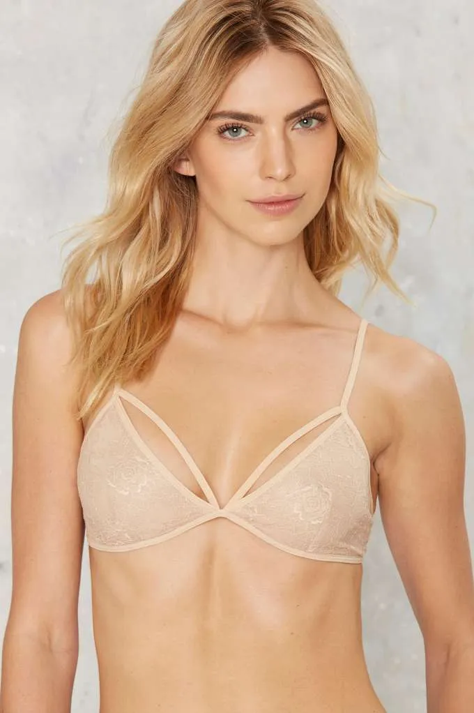 Pretty In Lace Triangle Bralette