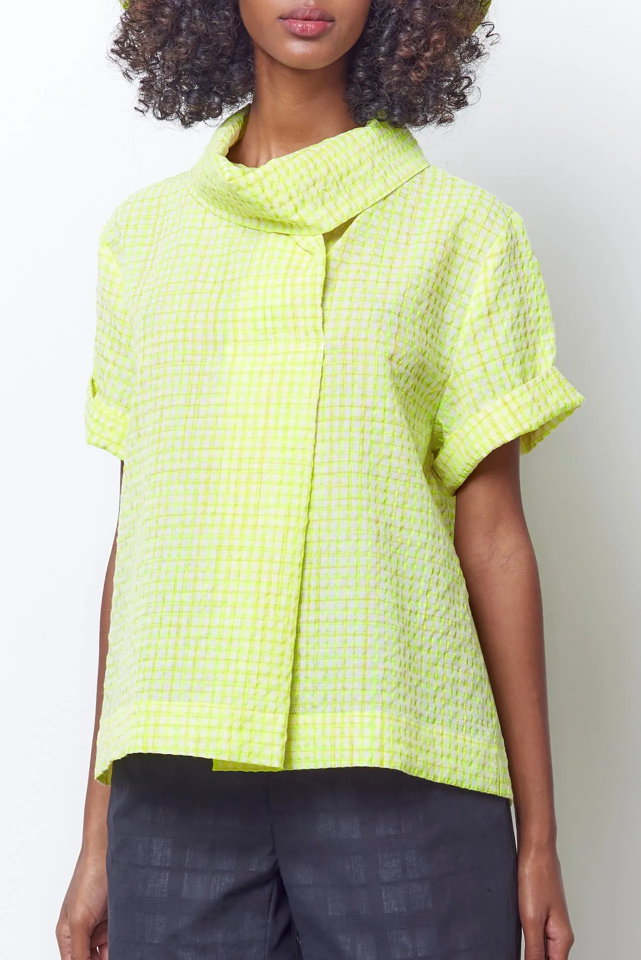 RHIANNON Cowl Top - Neon