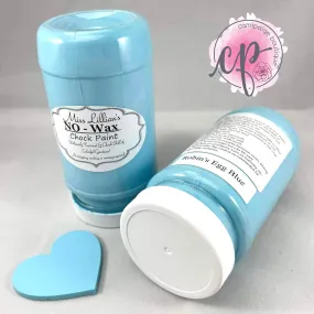 Robin's Egg Blue - Blue Chalk Paint 8oz - Miss Lilian's No Wax Chock Paint