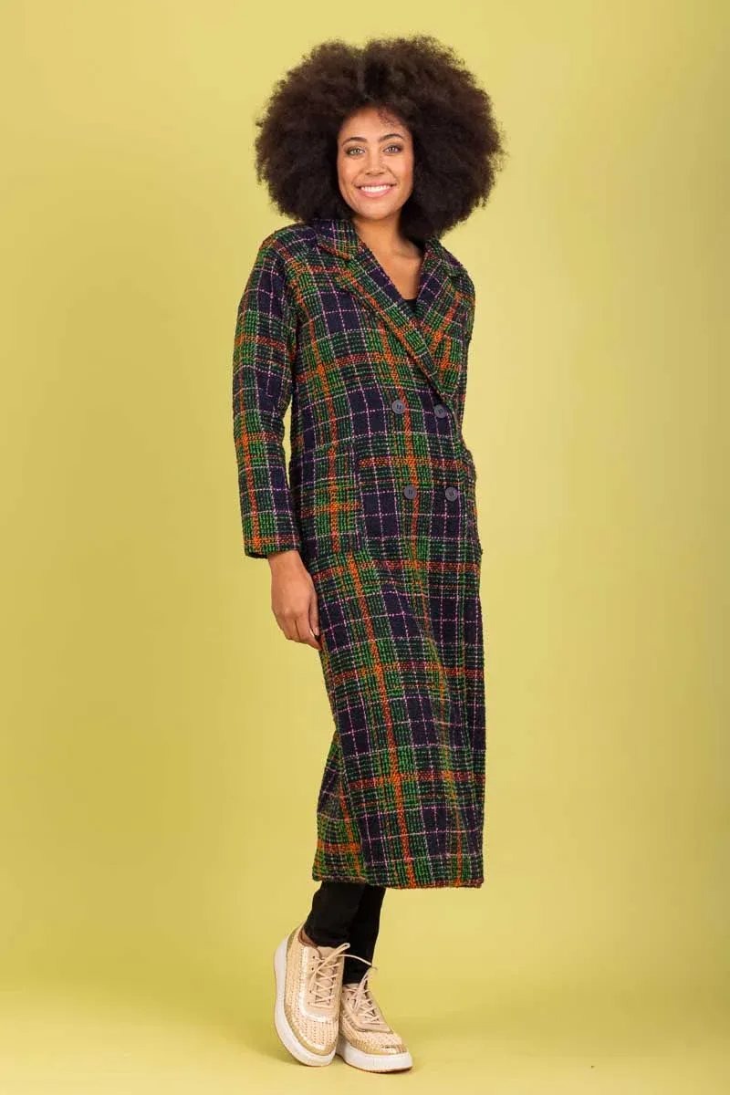 Simone Coat - Check