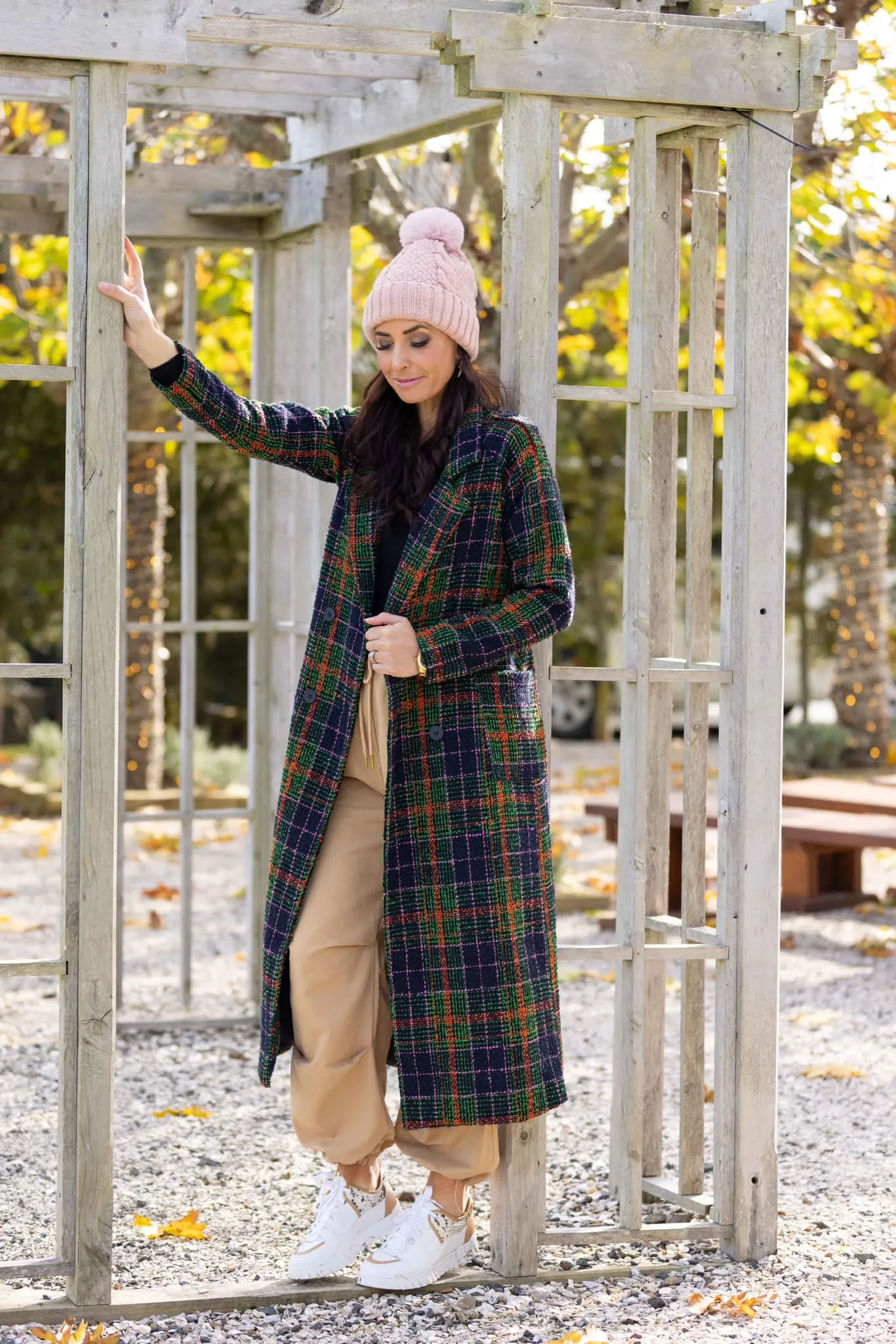 Simone Coat - Check