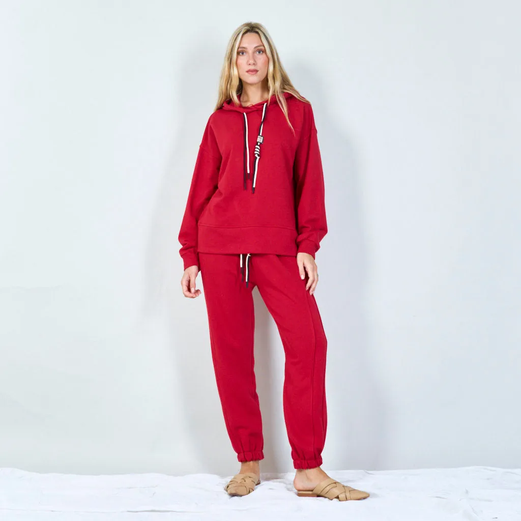 Stylish hoodie and jogger set wholesale