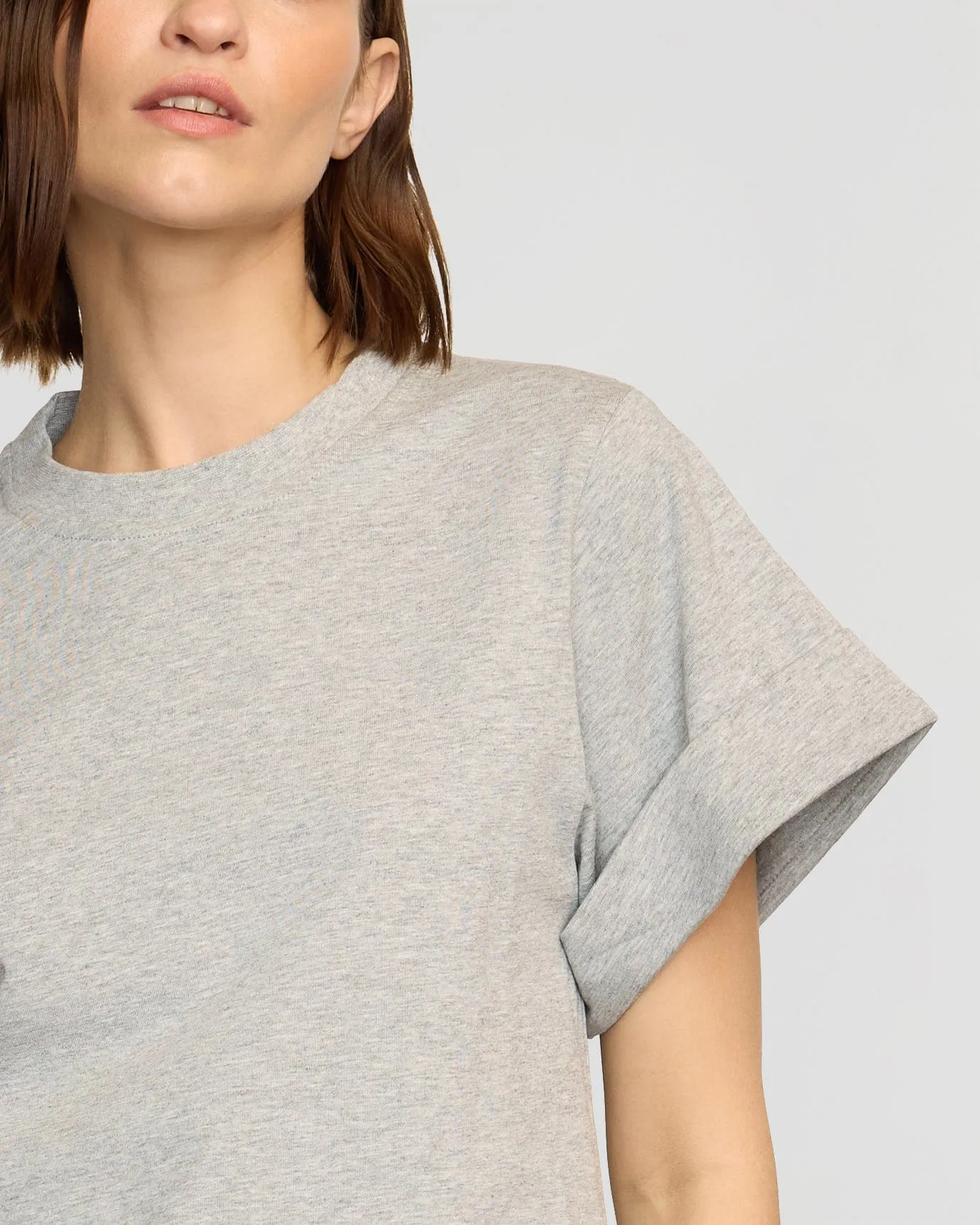 Terri Organic Cotton Structured-Cuff Tee