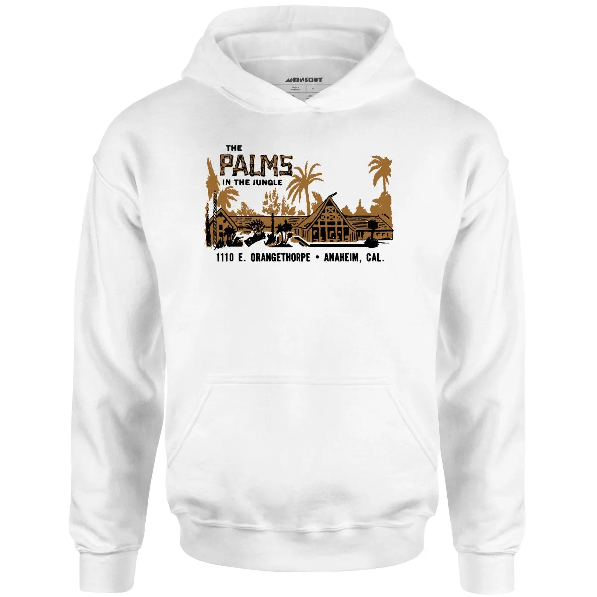 The Palms in the Jungle - Anaheim, CA - Vintage Restaurant - Unisex Hoodie