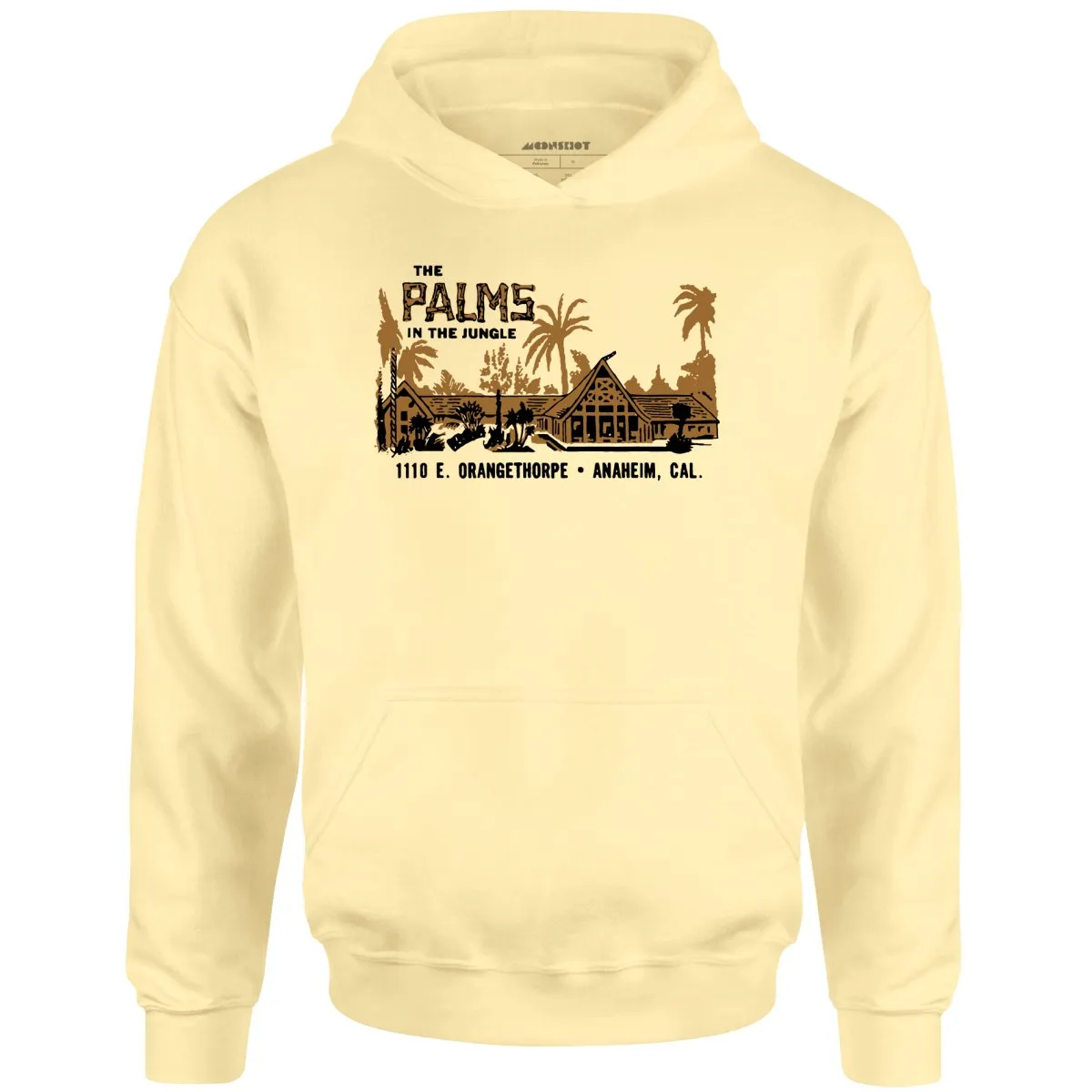 The Palms in the Jungle - Anaheim, CA - Vintage Restaurant - Unisex Hoodie