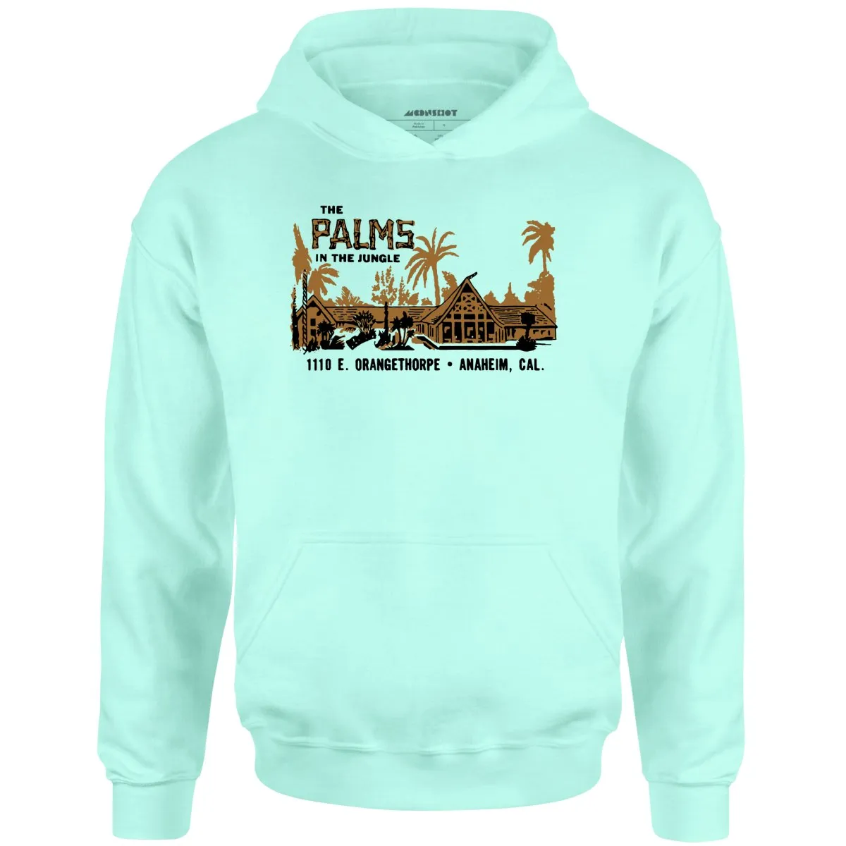 The Palms in the Jungle - Anaheim, CA - Vintage Restaurant - Unisex Hoodie