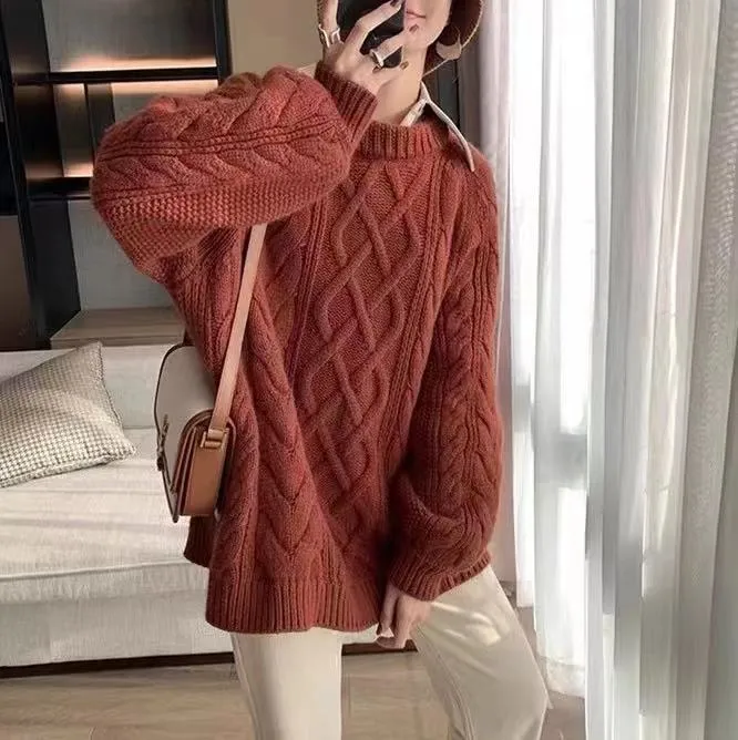 Vintage Twist Knitted Sweater