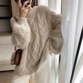 Vintage Twist Knitted Sweater