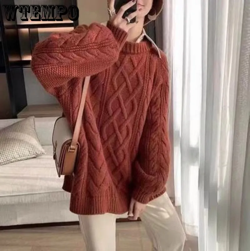 Vintage Twist Knitted Sweater