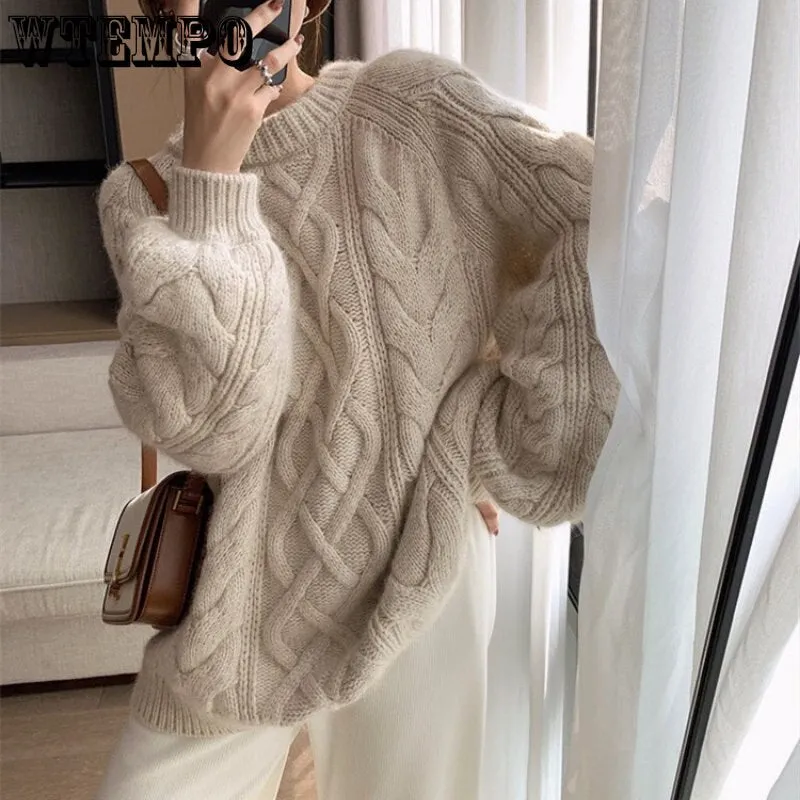 Vintage Twist Knitted Sweater