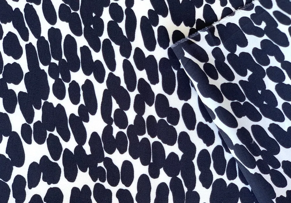 Wild Spots Viscose Twill (Made in Italy)