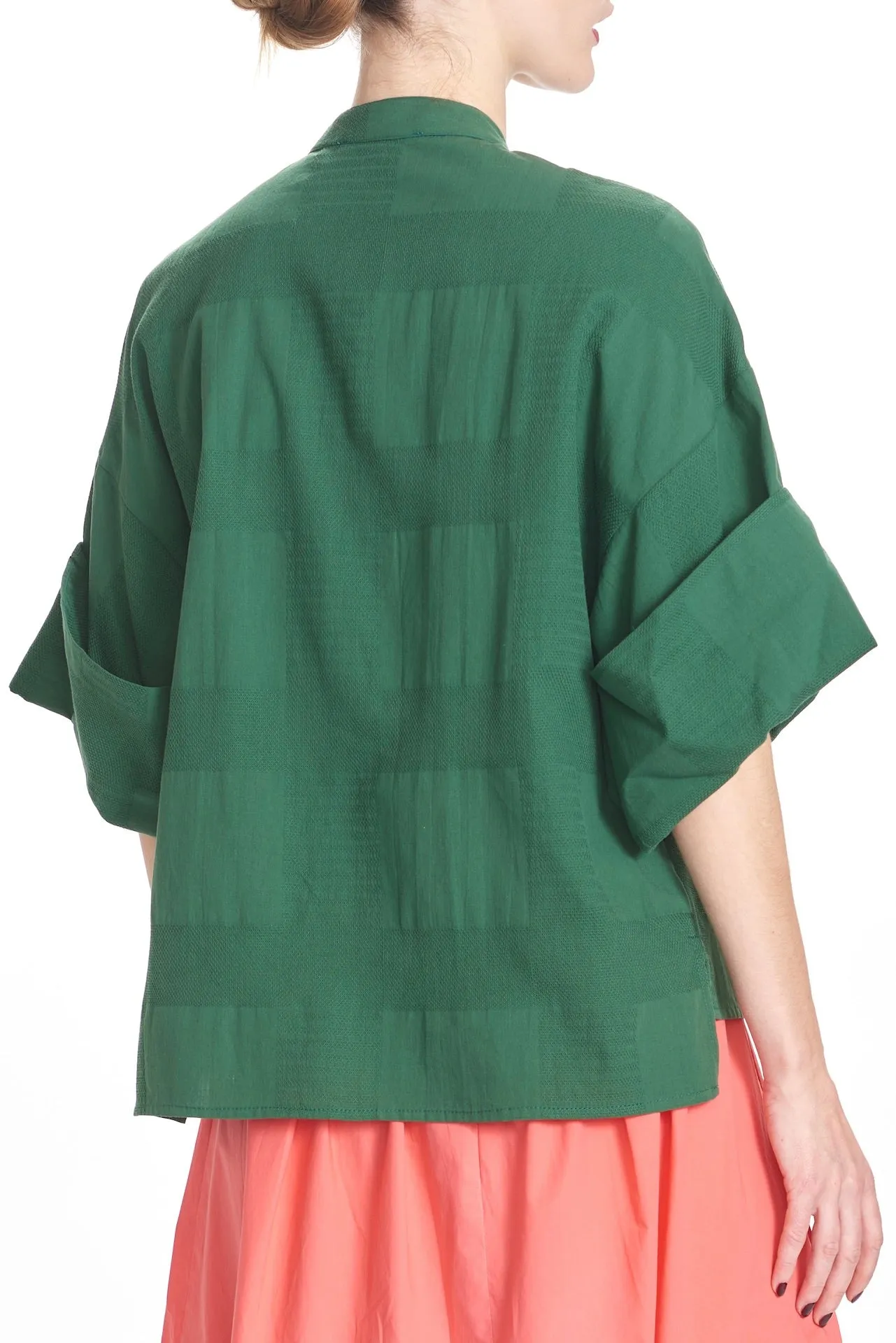 YANI BUTTON TOP - Green